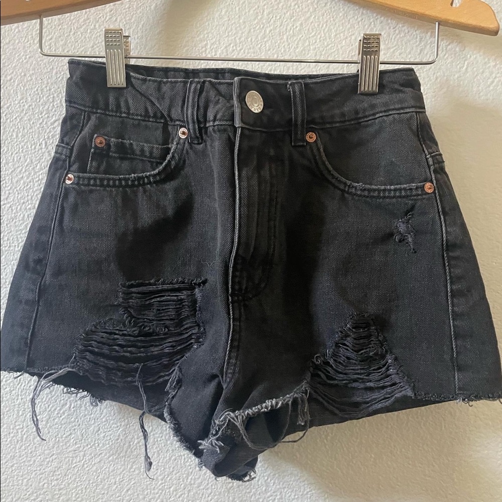 Garage denim festival shorts
